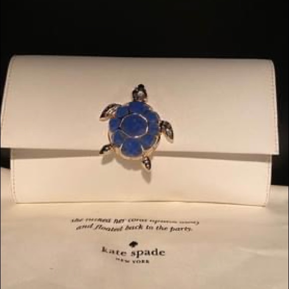 COPY - Kate spade turtle clutch